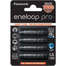 Panasonic eneloop pro BK-3HCDE/4BE 2500mAh R06 AA BL4 (Аккумулятор)