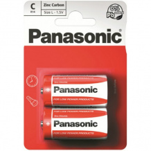 Panasonic R14 Zinc Carbon BL*2 (Батарейка)