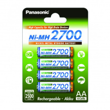 Panasonic high capacity BK-3HGAE/4BE 2500mAh R06 AA BL4 (Аккумулятор)
